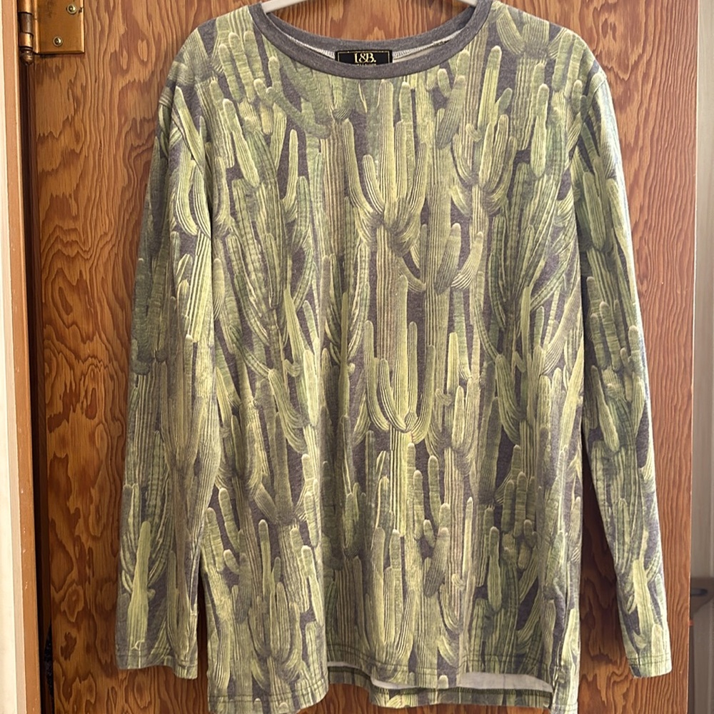 L & B. Lucky & Blessed long sleeve T shirt